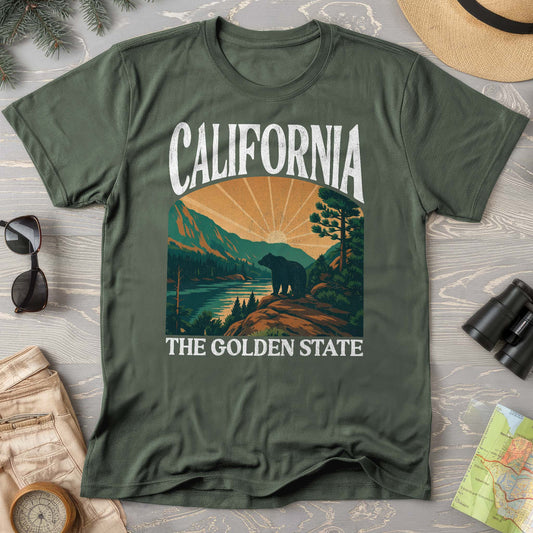 California Golden State "Big and Bold" Comfort Colors T-Shirt