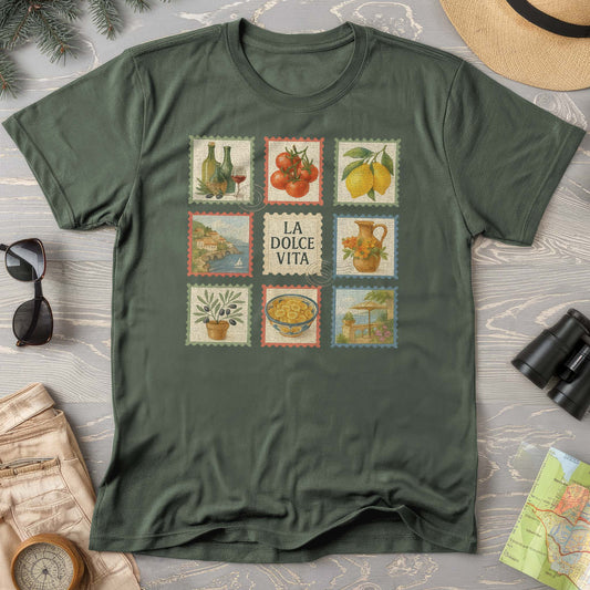 La Dolce Vita "Postage Stamp" Comfort Colors T-Shirt