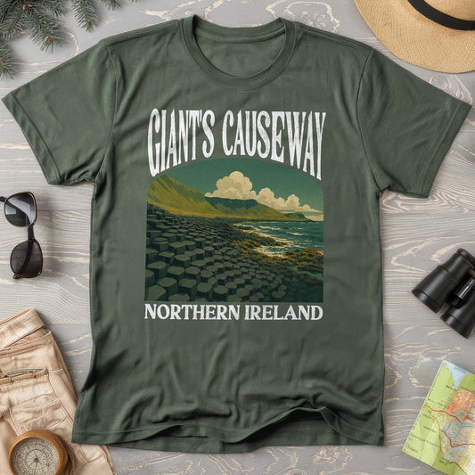 Giants Causeway Northern Ireland "Big and Bold" Comfort Colors T-Shirt