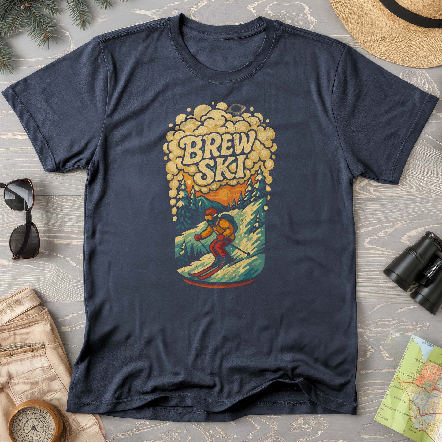 Brew Ski Comfort Colors T-Shirt