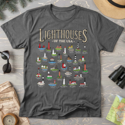 Lighthouses of the USA Comfort Colors T-Shirt