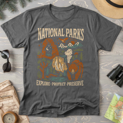 National Parks "Stencil Cut" Comfort Colors T-Shirt