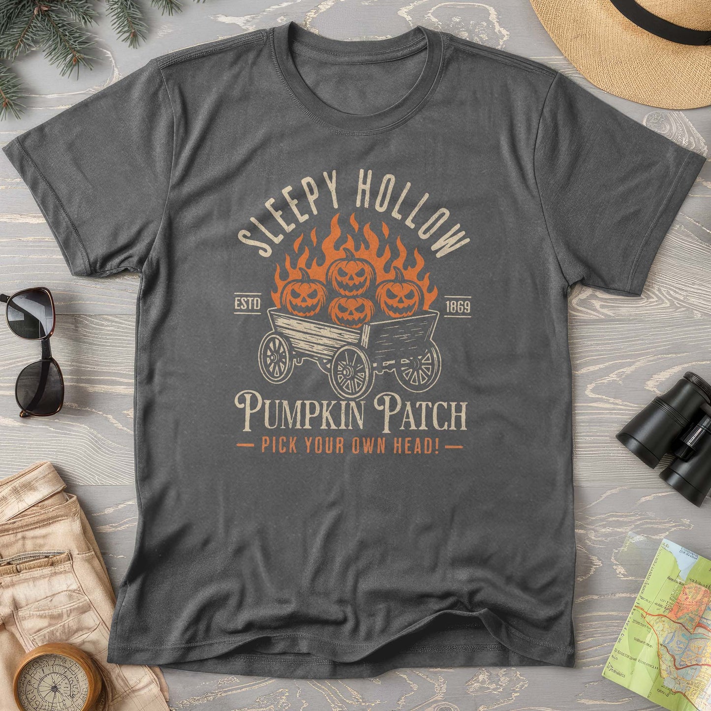 Sleepy Hollow Pumpkin Patch Comfort Colors T-Shirt