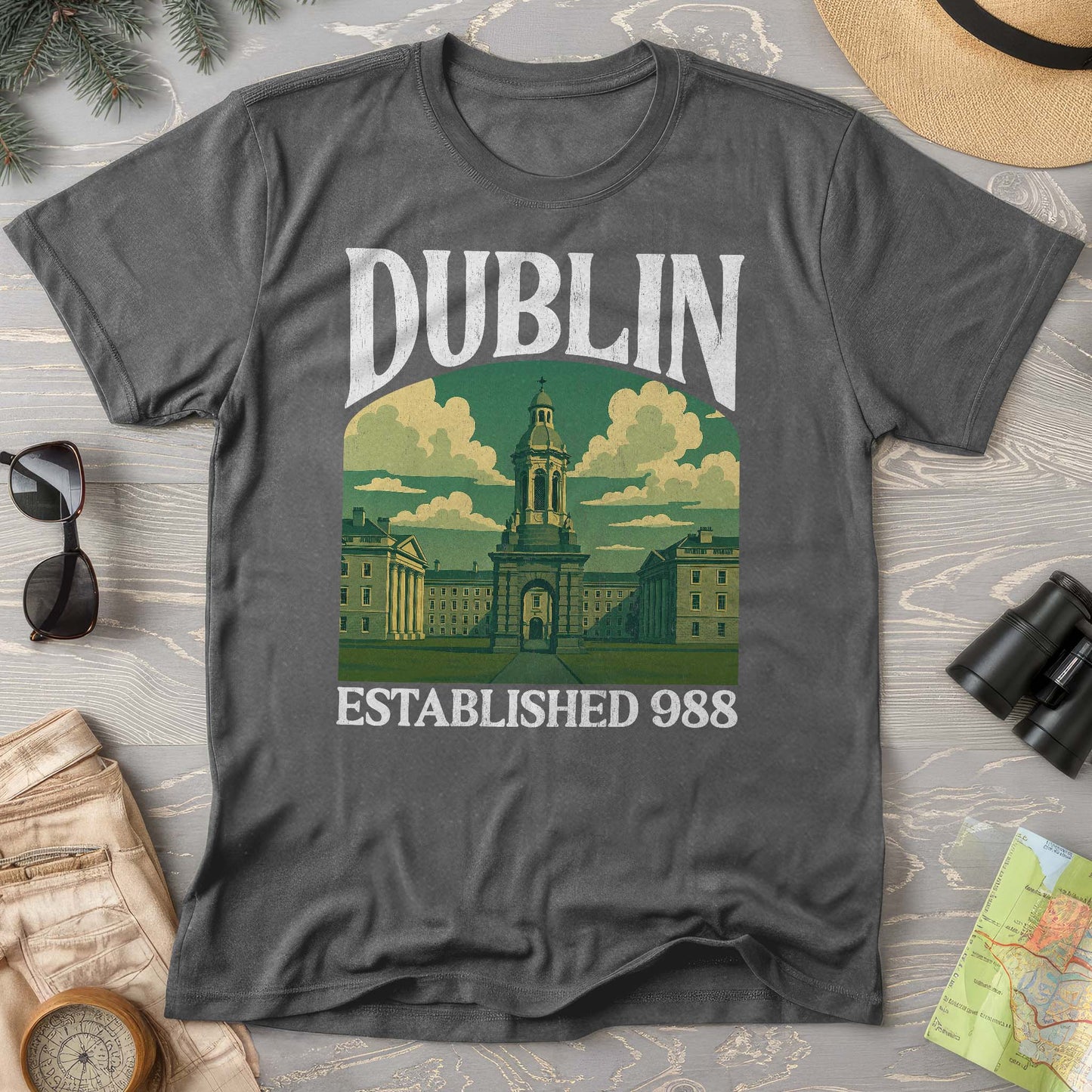 Dublin Ireland "Big and Bold" Comfort Colors T-Shirt