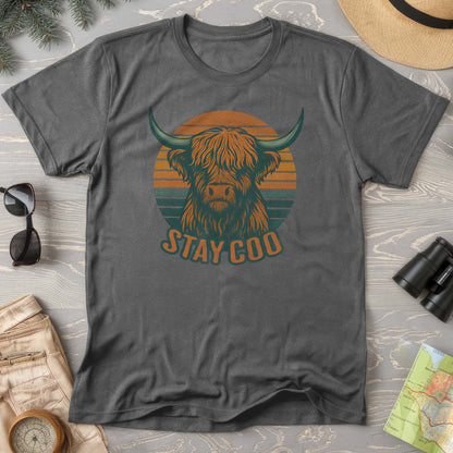 Highland Cow "Stay Coo" Comfort Colors T-Shirt