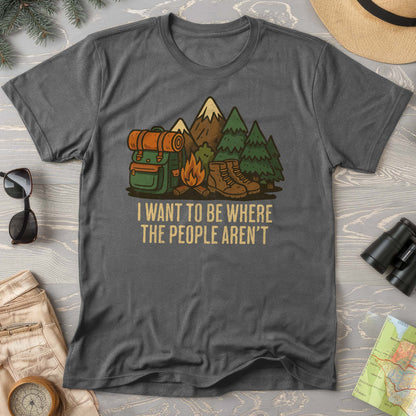 Where The People Aren't Comfort Colors T-Shirt