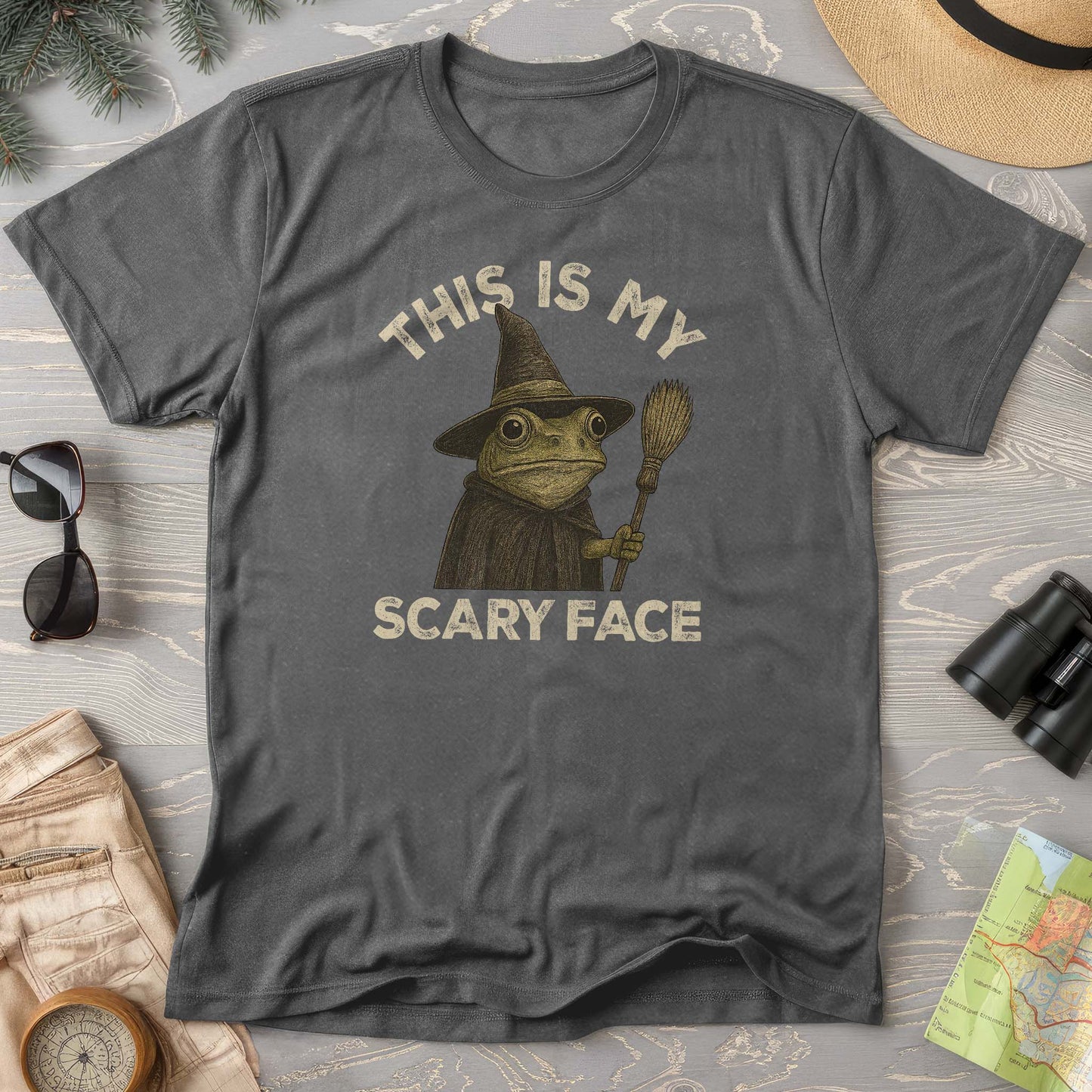 This Is My Scary Face Comfort Colors T-Shirt