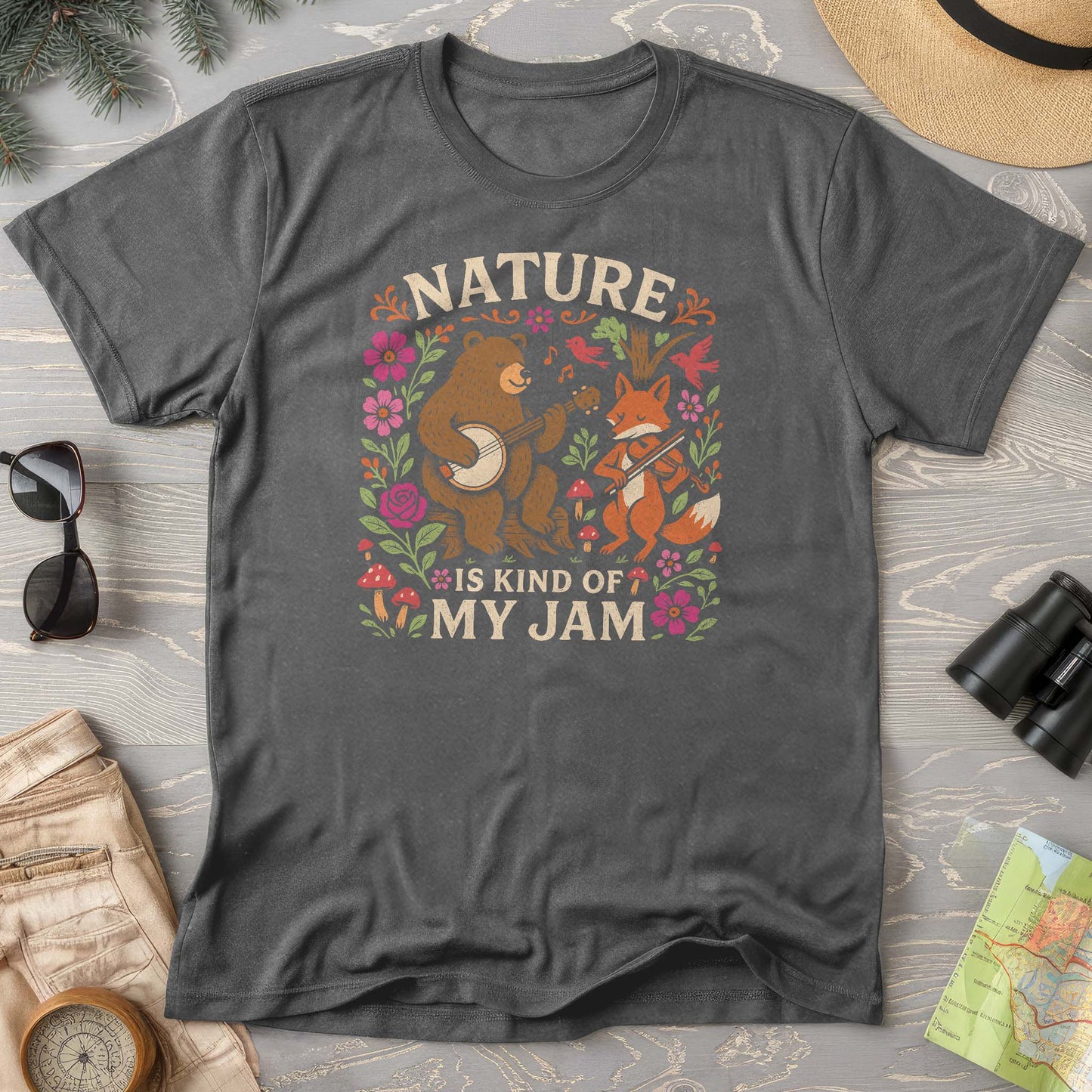 Cottagecore "Nature Jam" Comfort Colors T-Shirt