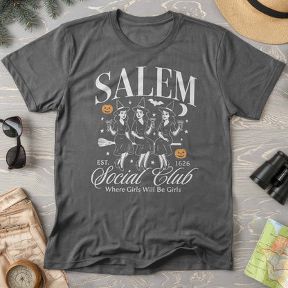 Salem Social Club Retro 50's Comfort Colors T-Shirt
