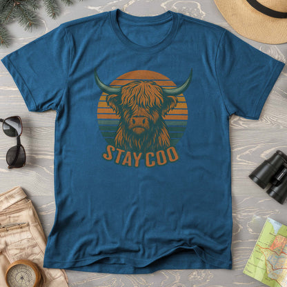 Highland Cow "Stay Coo" Comfort Colors T-Shirt