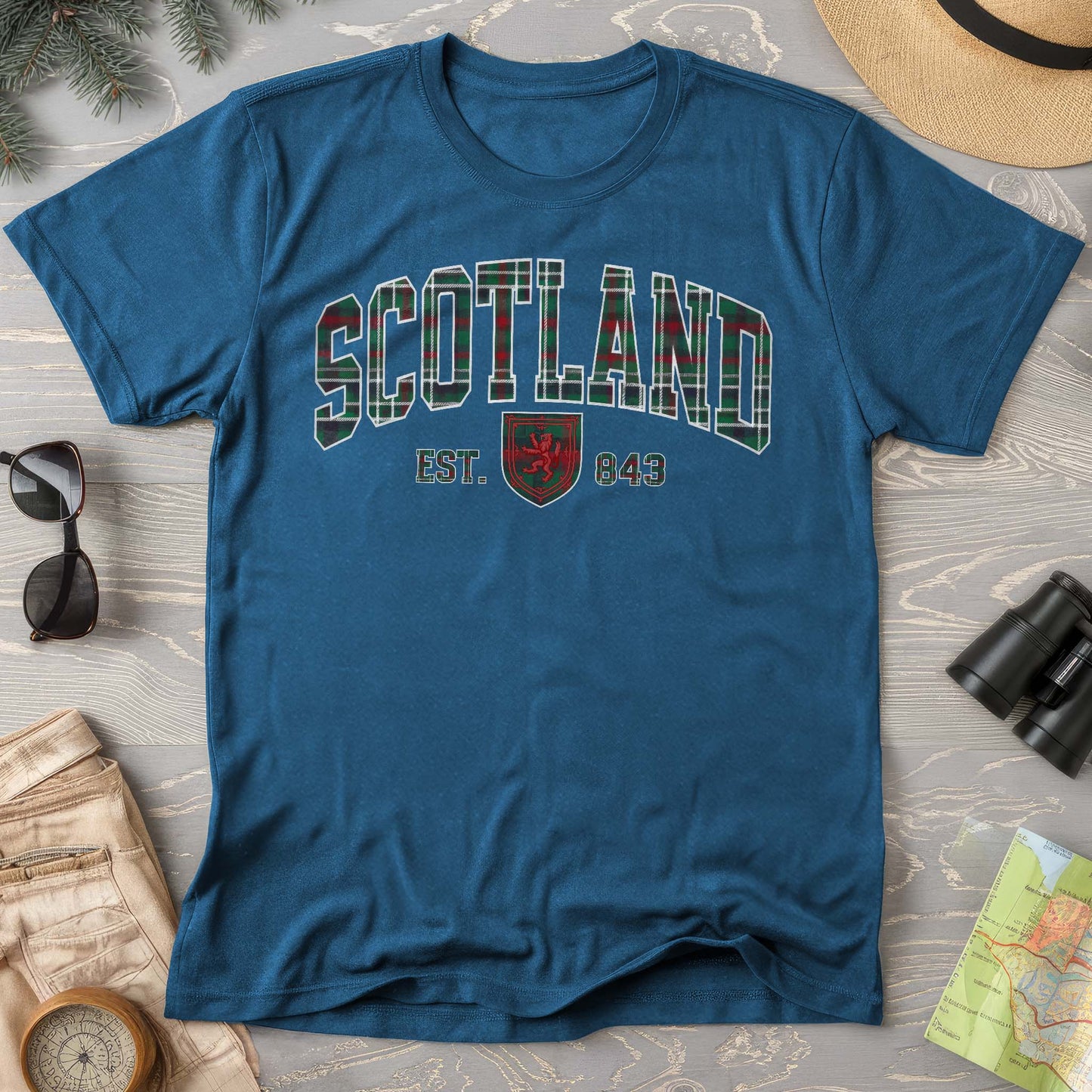 Scotland Plaid Varsity Shirt