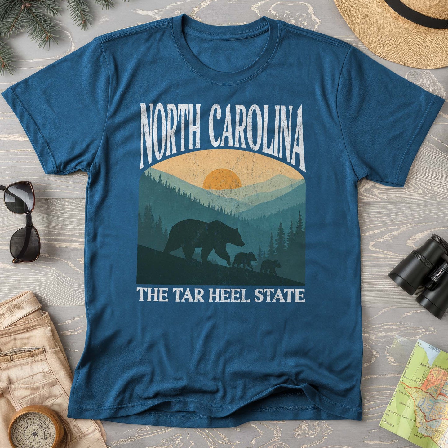 North Carolina Mountains "Big & Bold" Comfort Colors T-Shirt