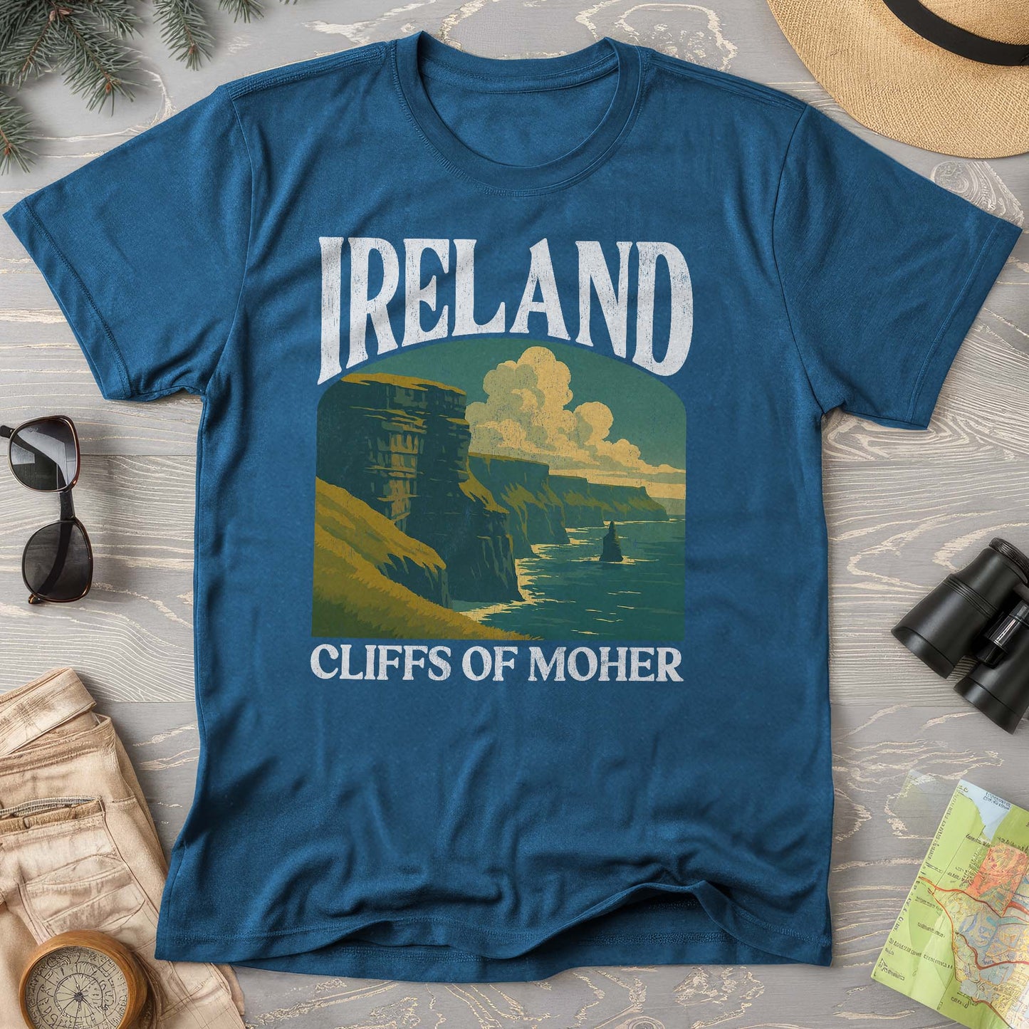 Ireland Cliffs of Moher "Big and Bold" Comfort Colors T-Shirt