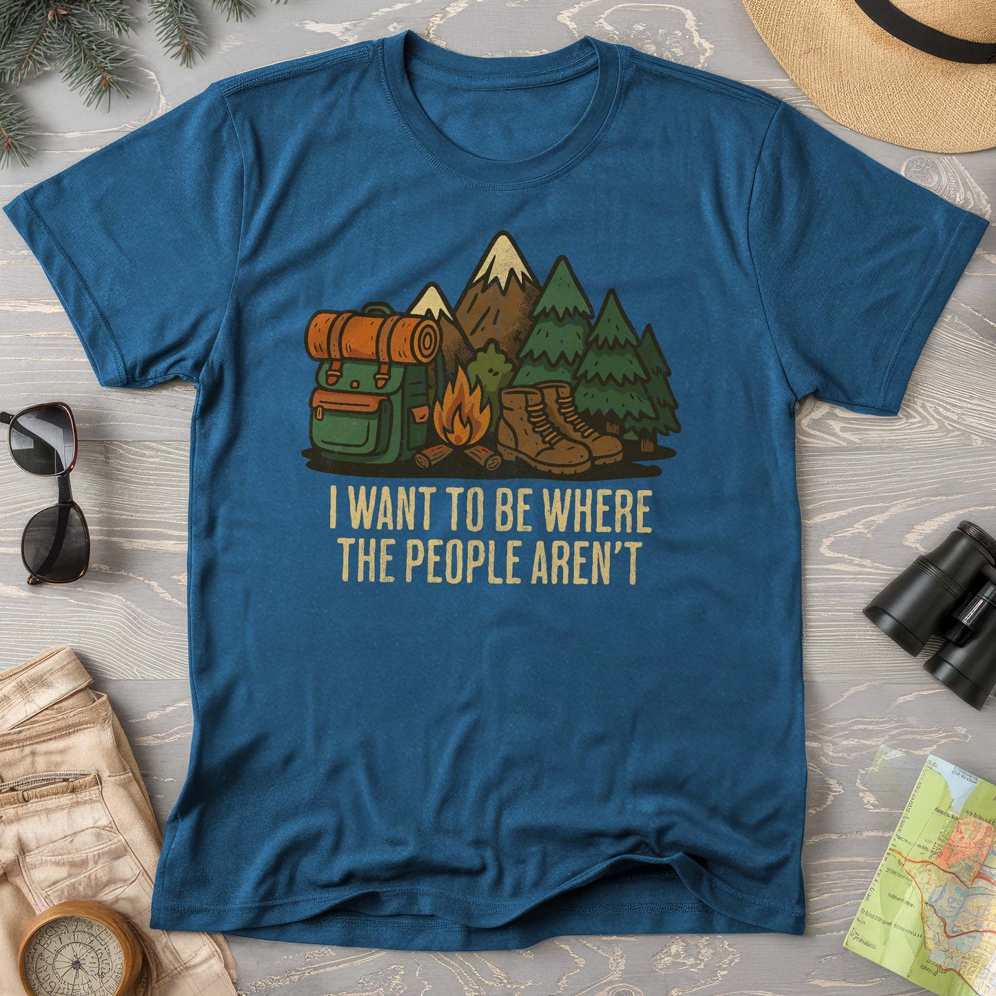 Where The People Aren't Comfort Colors T-Shirt