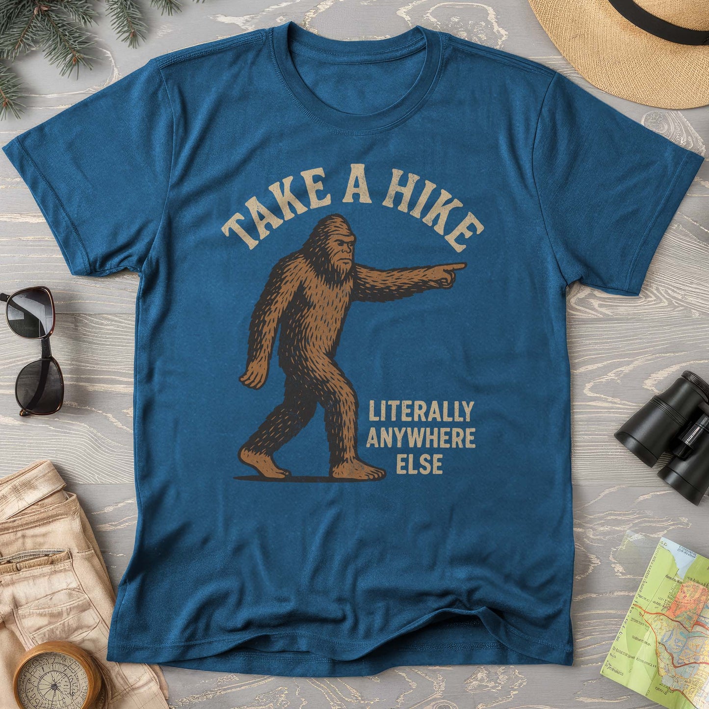 Bigfoot "Take a Hike" Comfort Colors T-Shirt