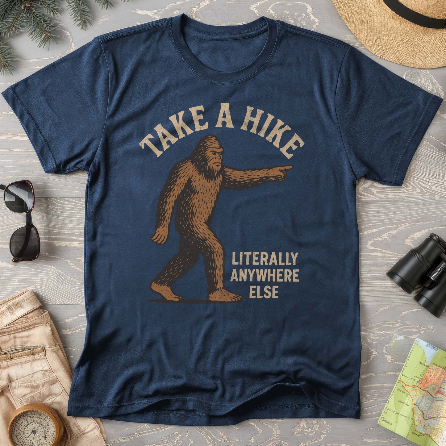 Bigfoot "Take a Hike" Comfort Colors T-Shirt
