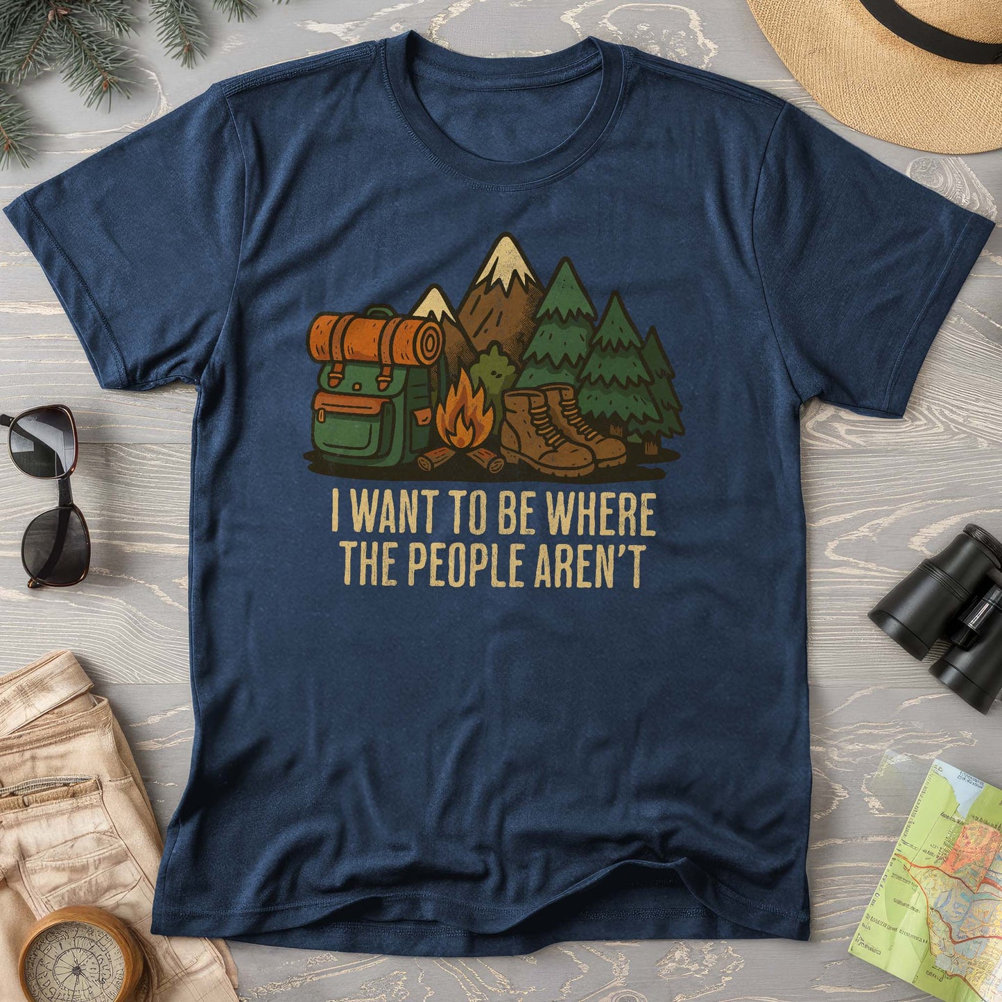 Where The People Aren't Comfort Colors T-Shirt