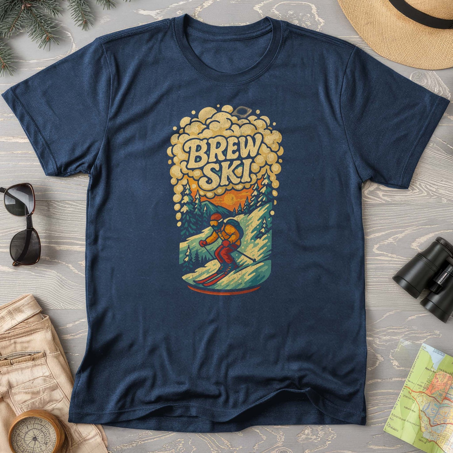 Brew Ski Comfort Colors T-Shirt