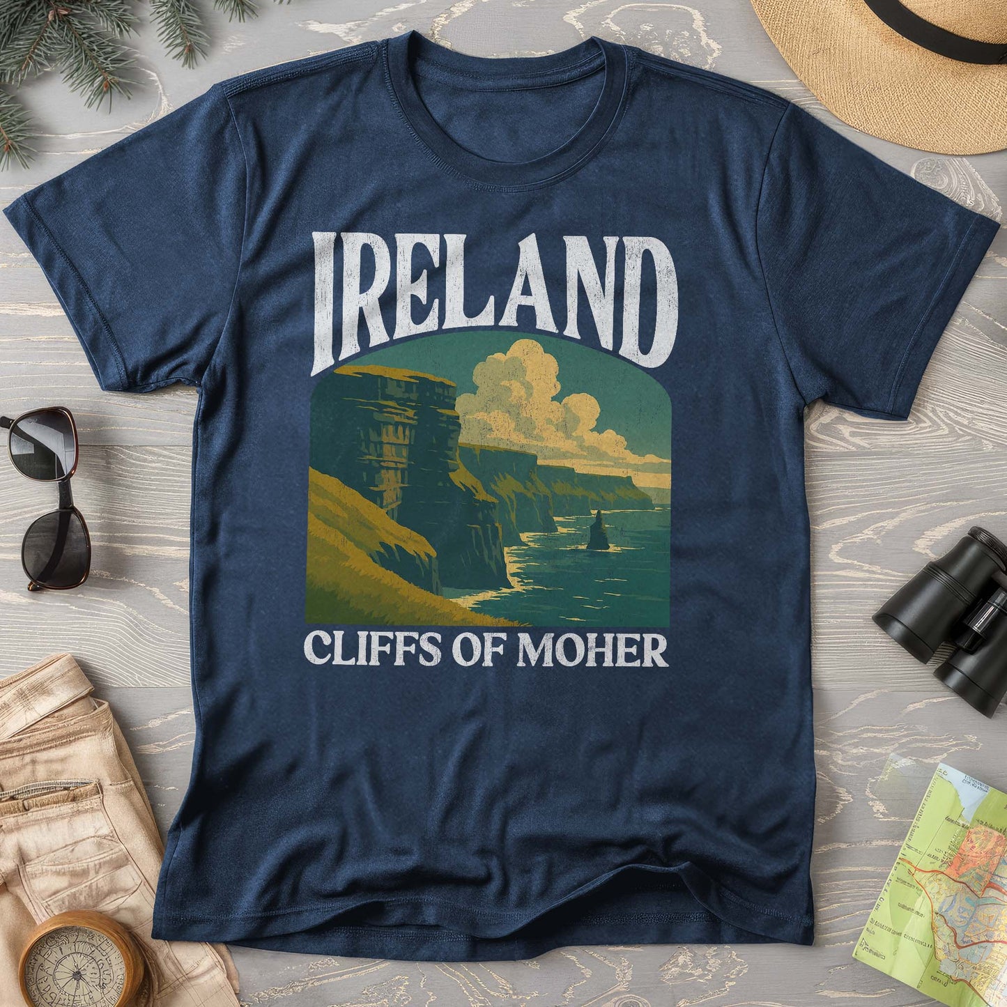Ireland Cliffs of Moher "Big and Bold" Comfort Colors T-Shirt