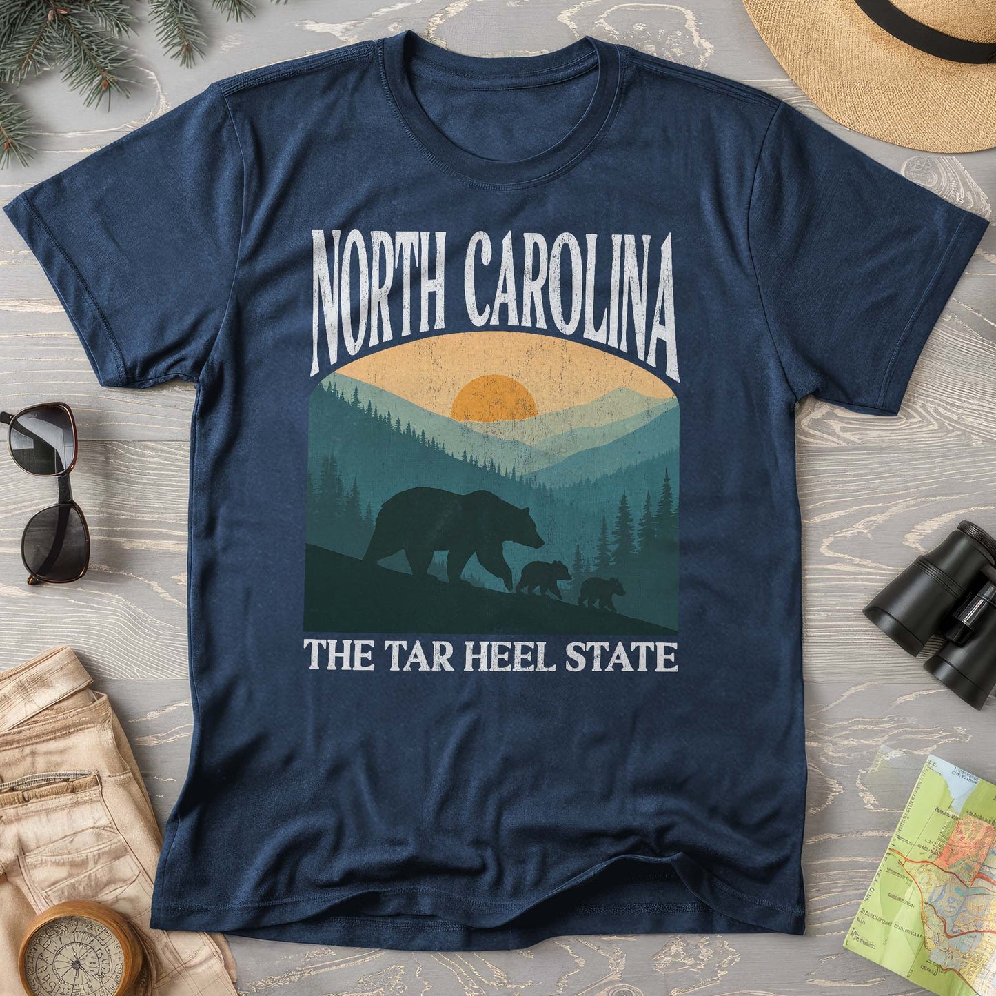 North Carolina Mountains "Big & Bold" Comfort Colors T-Shirt