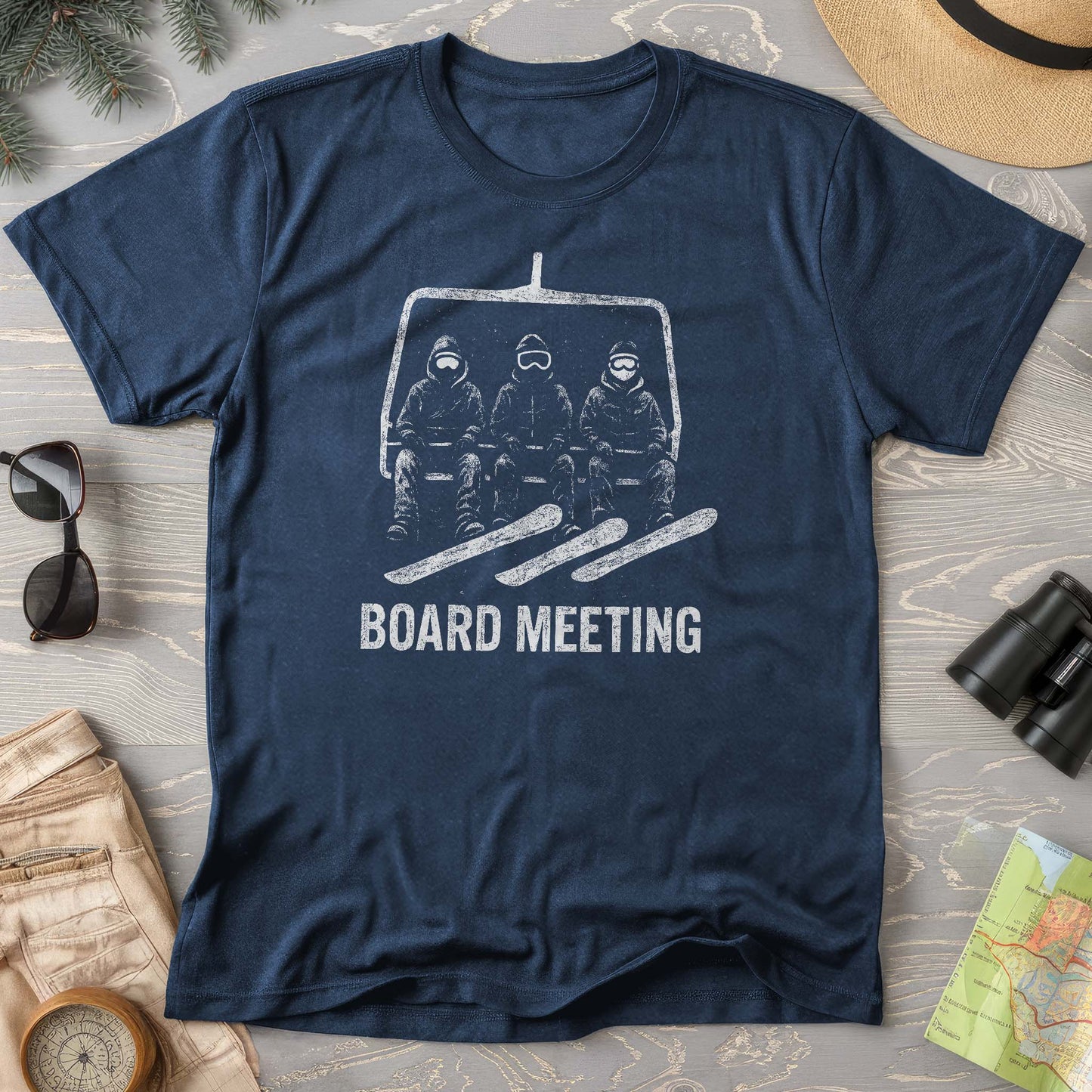 Snowboard "Board Meeting" Comfort Colors T-Shirt