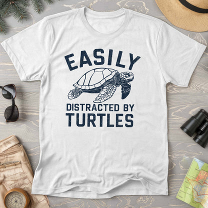 Easily Distracted By Turtles Comfort Colors T-Shirt