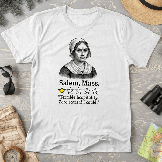 Salem Massachusetts "1 Star Review" Comfort Colors T-Shirt