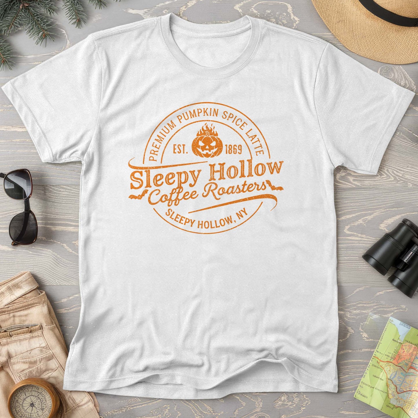 Sleepy Hollow Coffee Roasters Badge Comfort Colors T-Shirt
