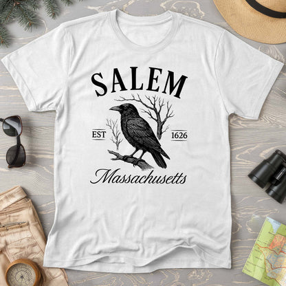Salem Massachusetts Raven Comfort Colors T-Shirt