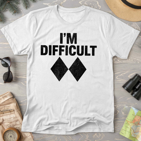 I'm Difficult "Black Diamond" Ski Comfort Colors T-Shirt