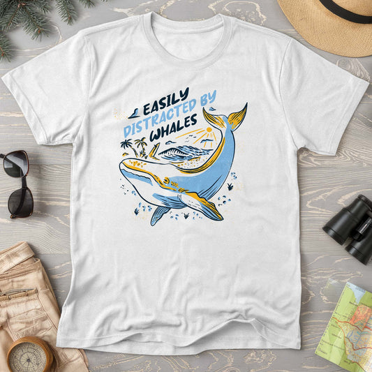 Easily Distracted By Whales Comfort Colors T-Shirt
