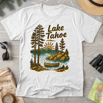 Lake Tahoe Canoe Sketch