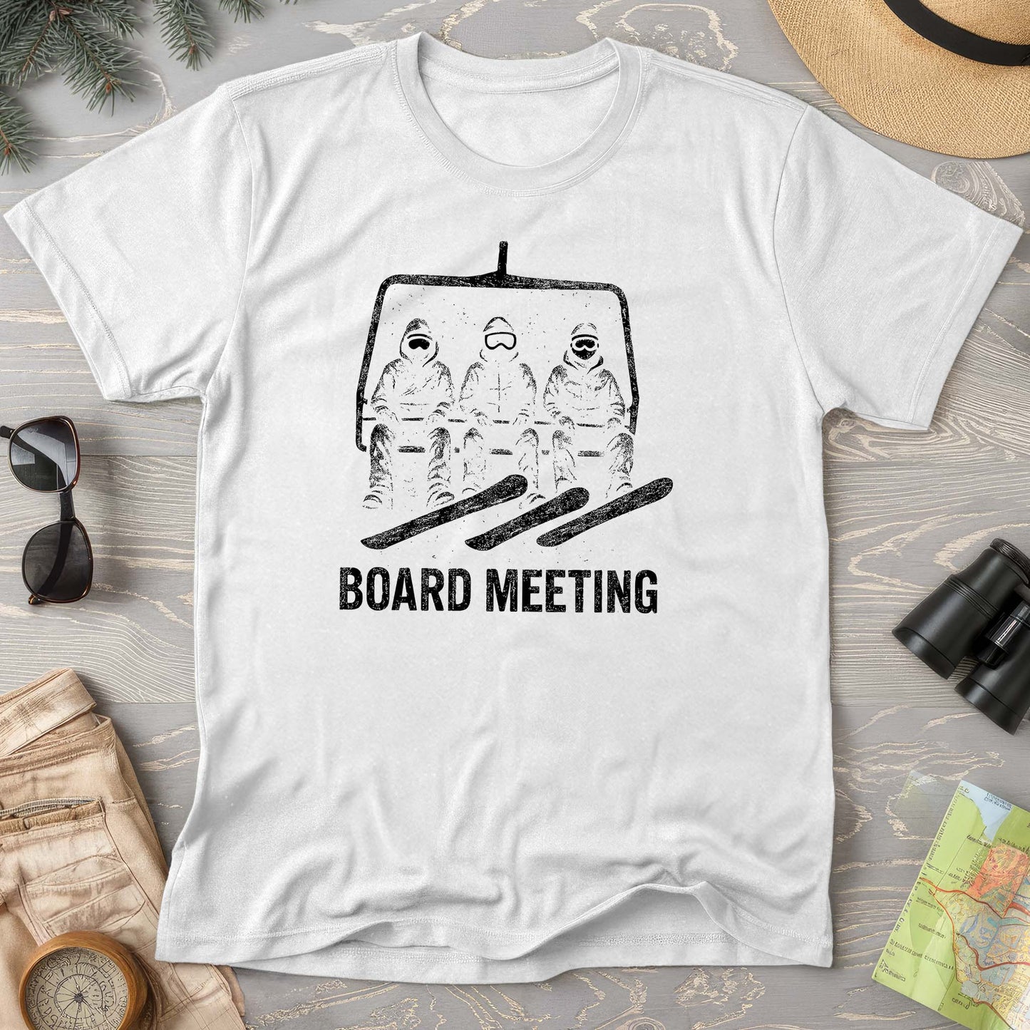 Snowboard "Board Meeting" Comfort Colors T-Shirt