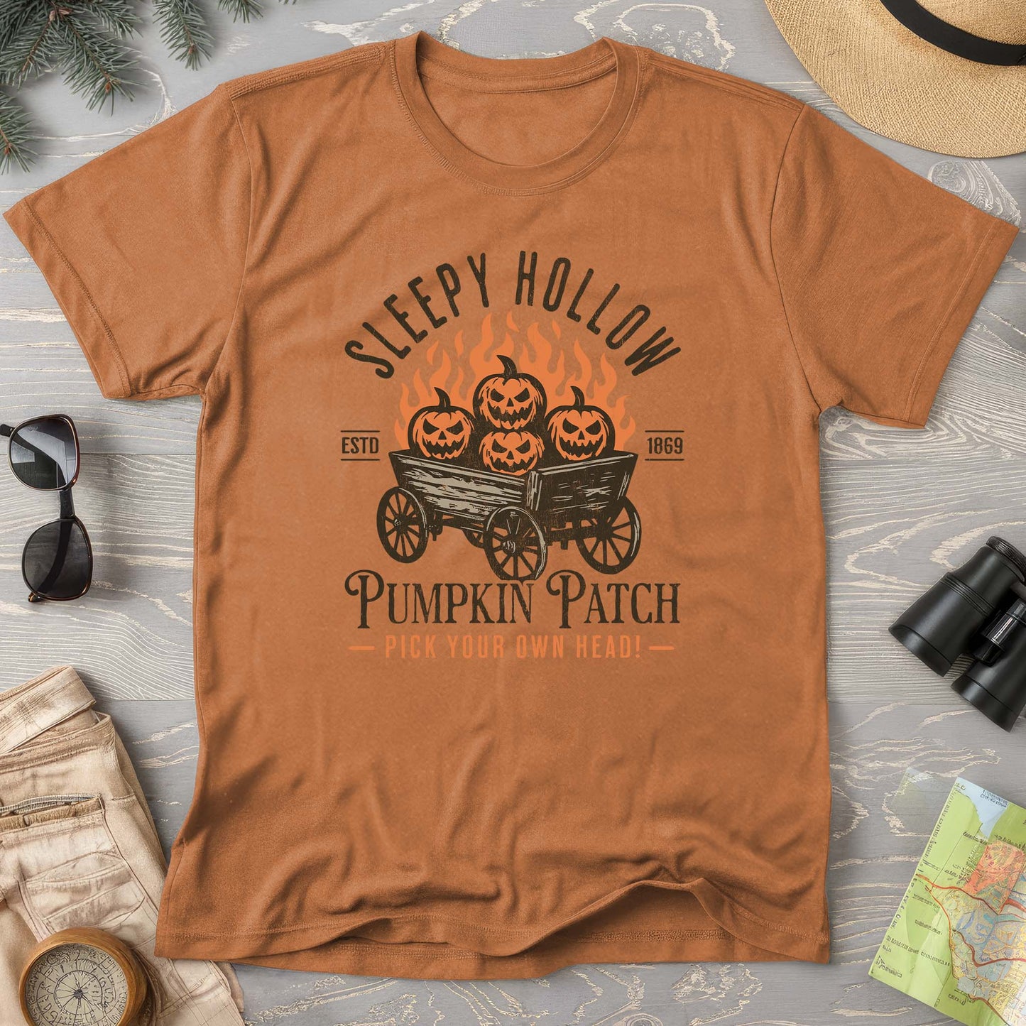 Sleepy Hollow Pumpkin Patch Comfort Colors T-Shirt
