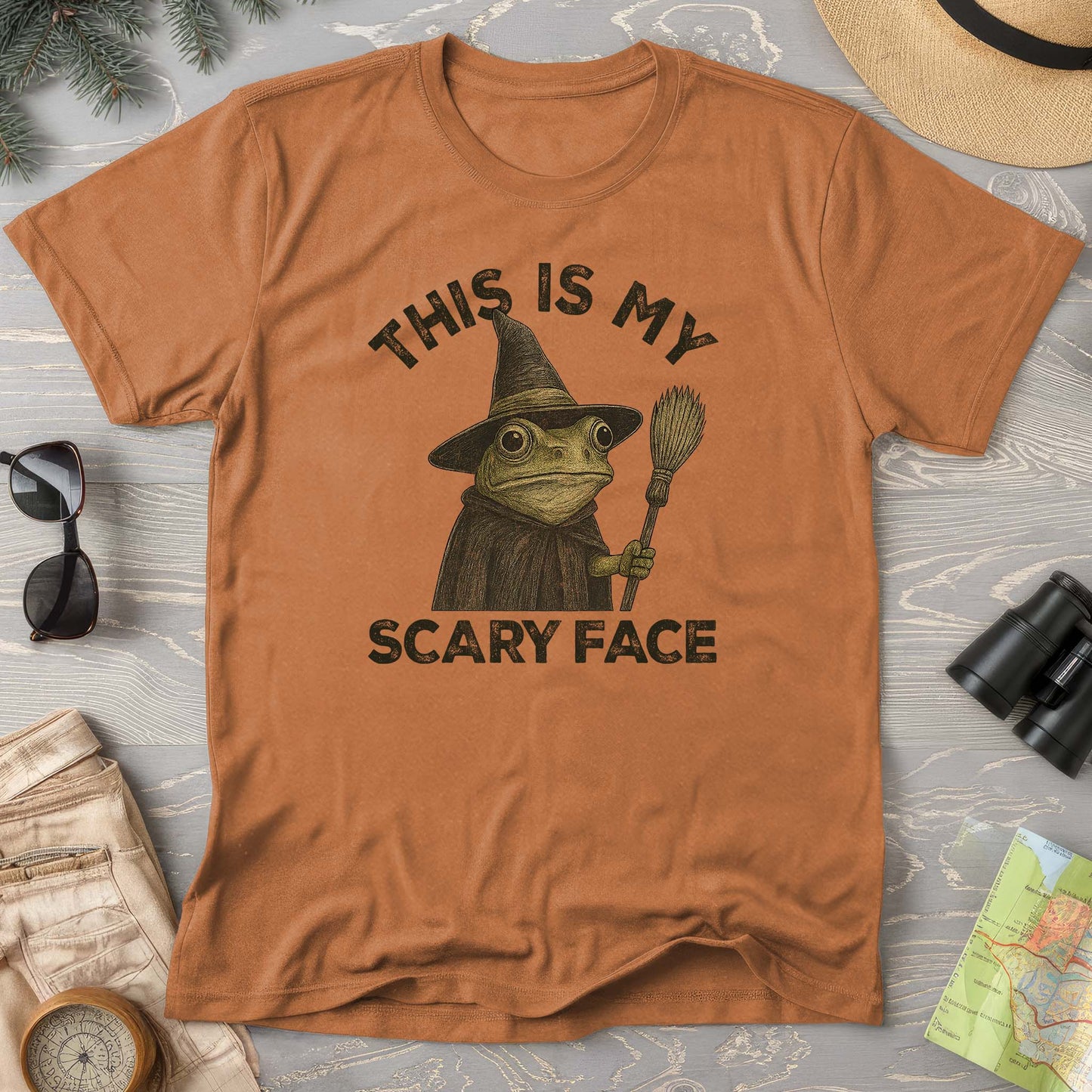 This Is My Scary Face Comfort Colors T-Shirt