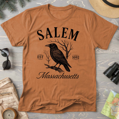 Salem Massachusetts Raven Comfort Colors T-Shirt