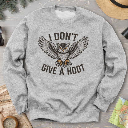 I Don't Give a Hoot "Vintage Owl" Sweatshirt