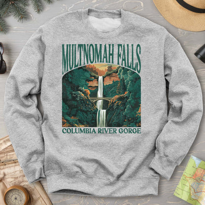 Multnomah Falls Oregon "Big and Bold" Sweatshirt
