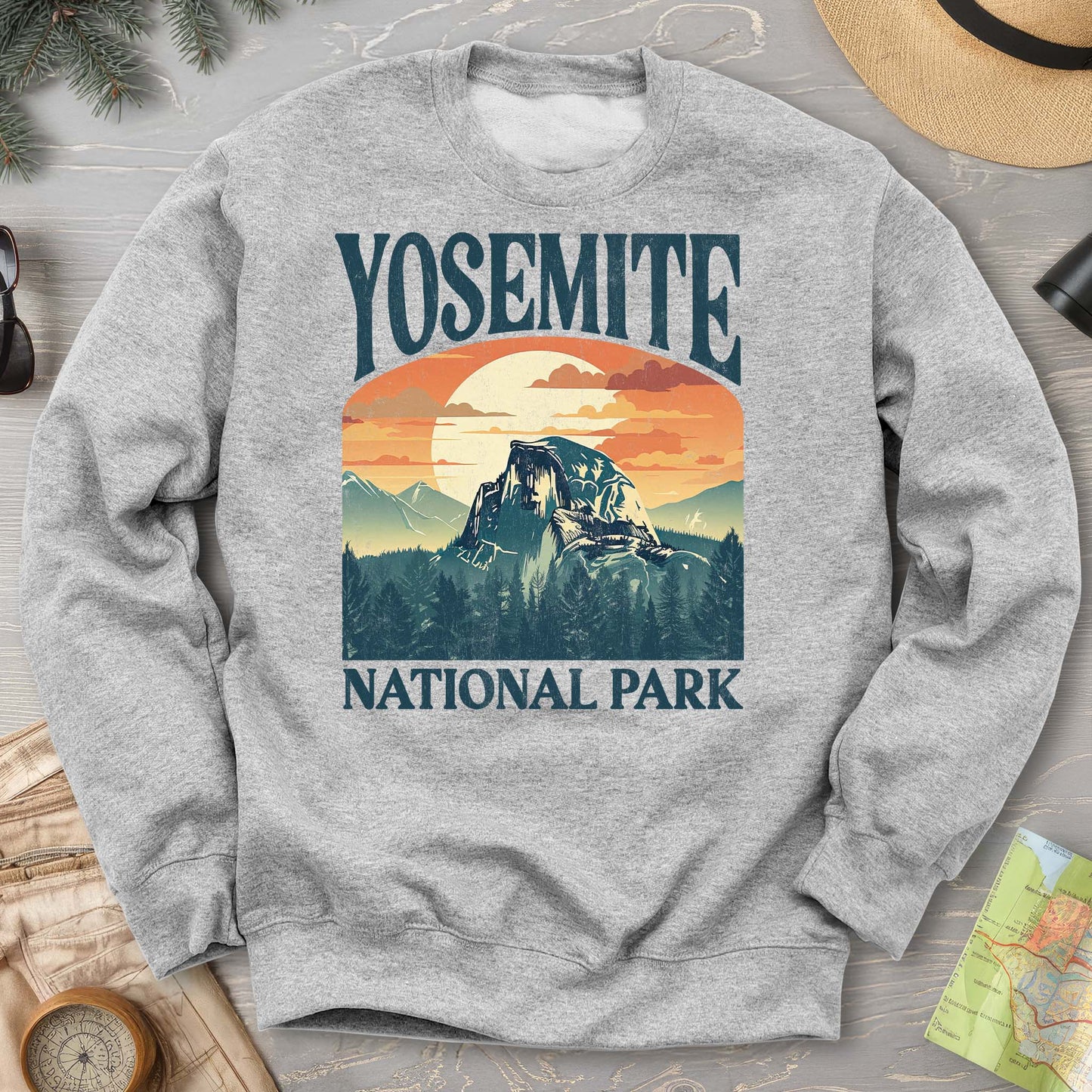 Yosemite National Park "Big and Bold" Sweatshirt