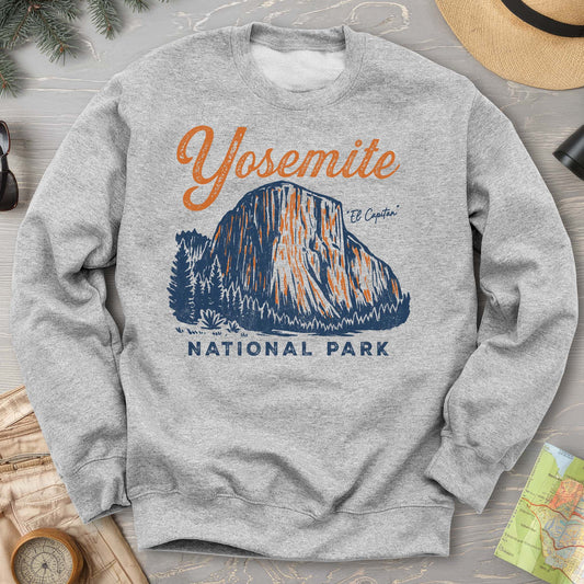 Yosemite El Capitan Vintage Sketch Sweatshirt