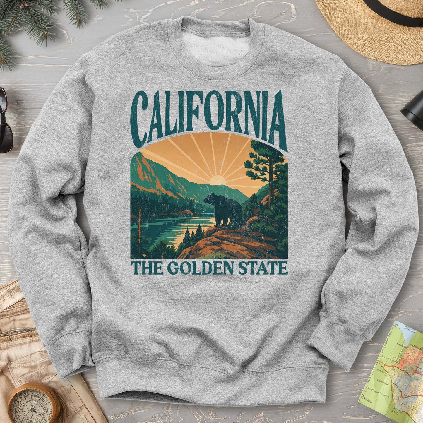 California Golden State "Big and Bold" Sweatshirt