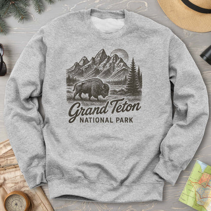 Grand Teton "Vintage Sketch" Sweatshirt