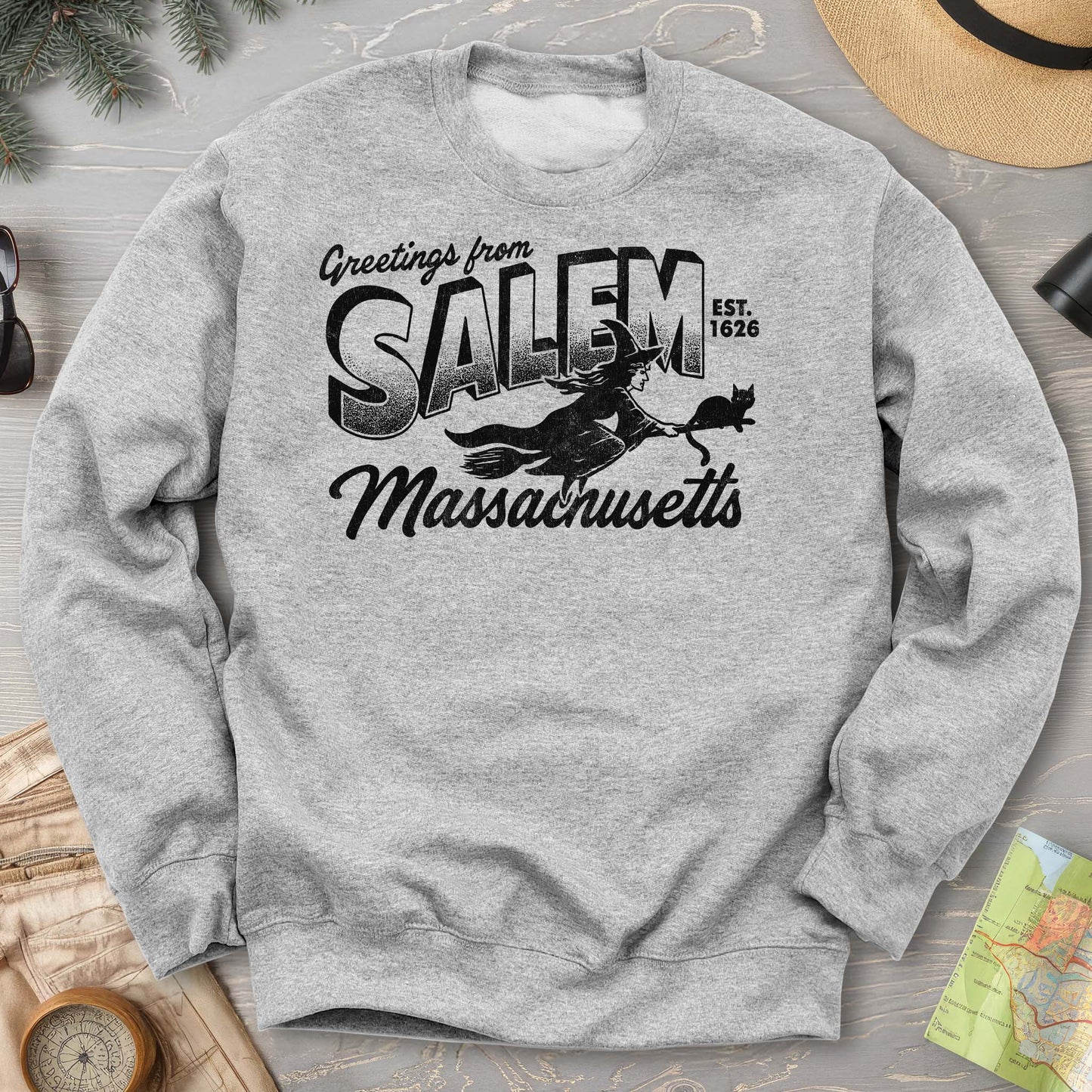 Greetings from Salem Massachusetts Sweatshirt