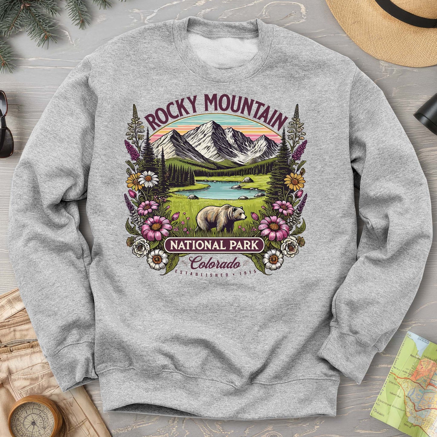 Rocky Mountain National Park "Wildflower" Sweatshirt