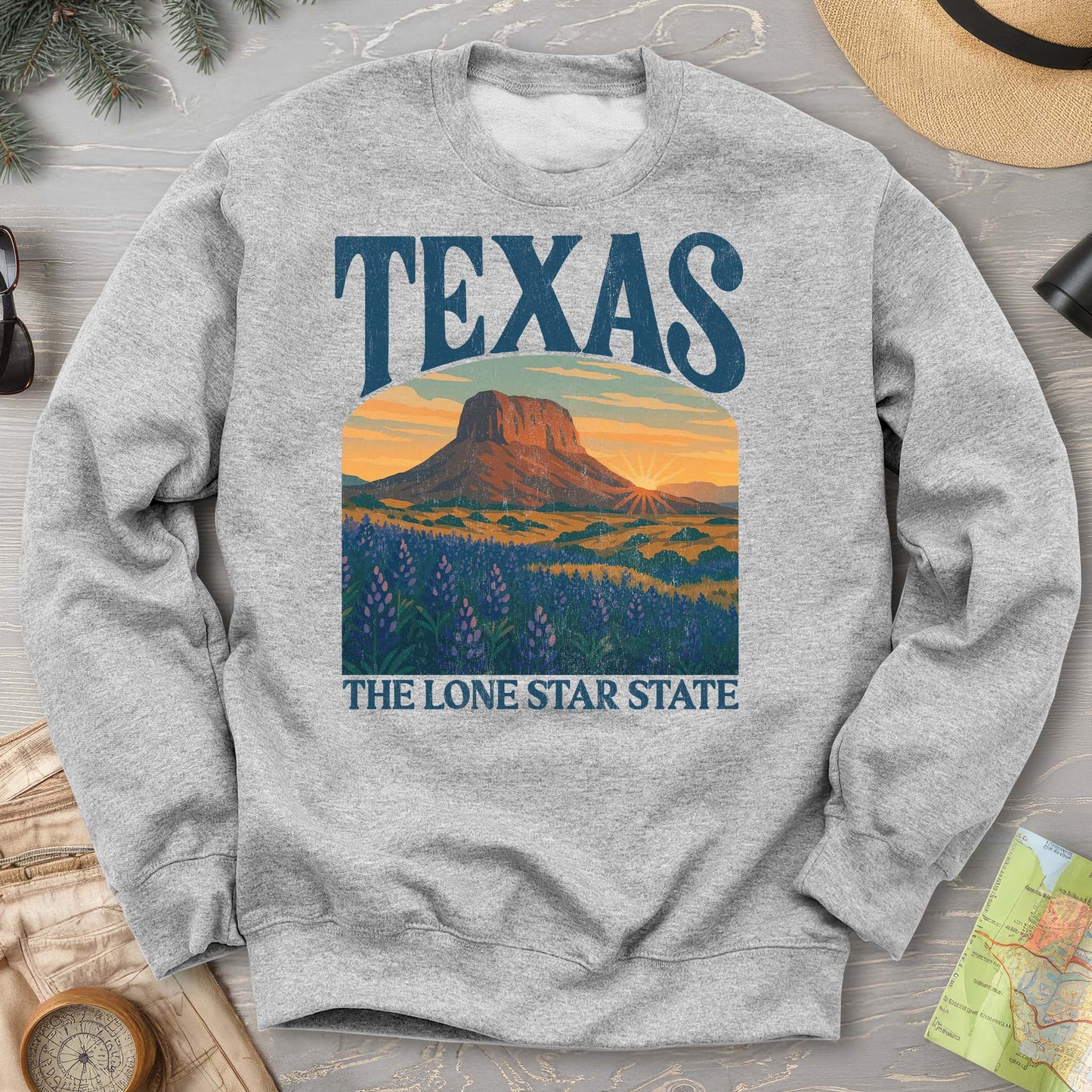 Texas Lone Star State "Big and Bold" Sweatshirt