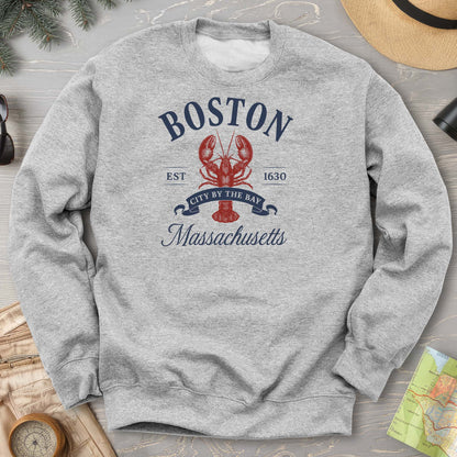 Boston City By the Bay Lobster Sweatshirt
