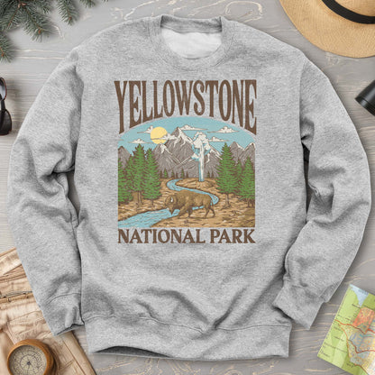 Yellowstone National Park Geyser "Big and Bold" Sweatshirt