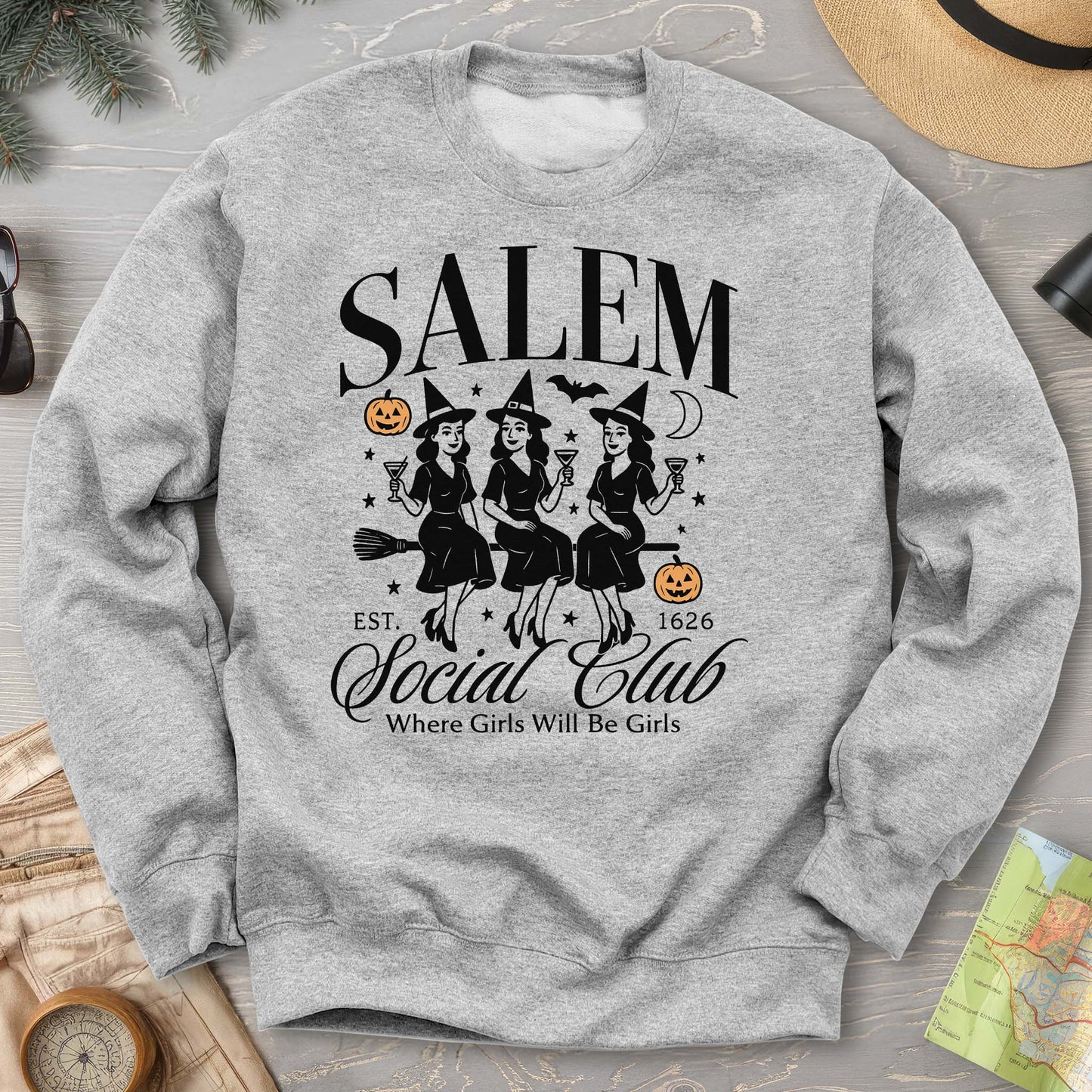 Salem Social Club Retro 50's Sweatshirt