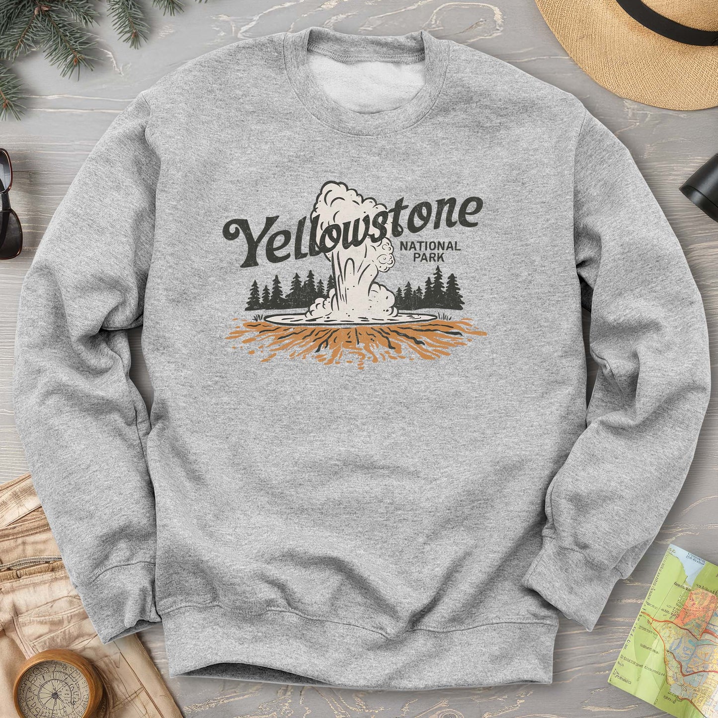 Yellowstone National Park "Old Faithful" Sweatshirt