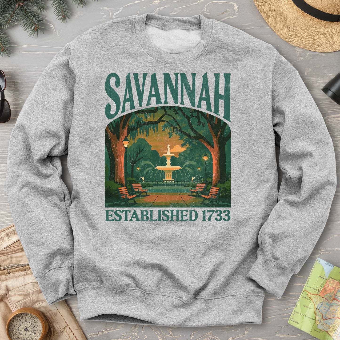 Savannah Georgia "Big and Bold" Sweatshirt